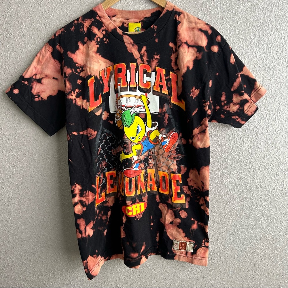 Lyrical Lemonade Chicago basketball‎ tie dye short sleeve 100% cotton t-shirt